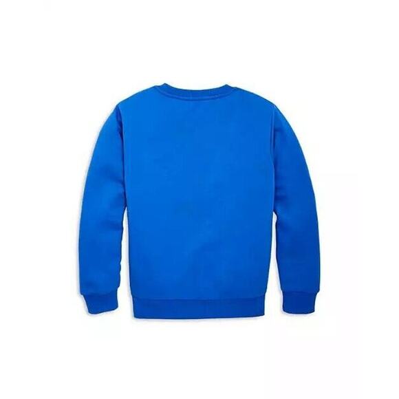 Versace Boys Meteor Logo Sweatshirt Blue Size 12A $380 - Picture 2 of 4
